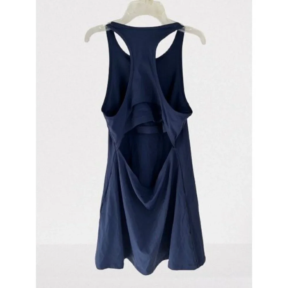 Outdoor Voices Doubles Dress Athletic Yoga Tennis Navy Blue Athletic Workout